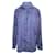 Etro Blue Print Streifen Shirt Mehrfarben Baumwolle  ref.1288541