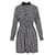 Autre Marque CONTEMPORARY DESIGNER Swan Printed Dress Black Silk Viscose  ref.1288562