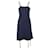 MOSCHINO CHEAP AND CHIC Blaues Kleid Strahl Acetat  ref.1288567