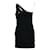 Preen By Thornton Bregazzi Black One Shoulder Dress Polyester  ref.1288582