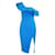 Autre Marque ZEITGENÖSSISCHES DESIGNER-Kleid „Sheike“ mit einem Ärmel und blauen Rüschen Schweden Polyester  ref.1288602