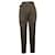 Pantalones de lino BURBERRY Verde Viscosa Elastano  ref.1288606