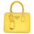 Prada  Saffiano Lux Tote cum Shoulder Bag (1BA296 Yellow  ref.1288667