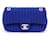 Bolsa de ombro em tecido Chanel Azul  ref.1288675