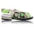 Autre Marque CONTEMPORARY DESIGNER Green & White Printed Patent Leather Sandals  ref.1288690