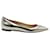 Jimmy Choo Romy Flats in pelle argento a specchio  ref.1288695