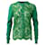 Dolce & Gabbana Cárdigan de encaje verde Seda Algodón Viscosa Nylon  ref.1288701
