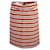 Marni Orange, Black and White Jacquard Knee Length Pencil Skirt Multiple colors Wool  ref.1288703