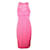 Autre Marque CONTEMPORARY DESIGNER Lace Midi Dress Peach Cotton Nylon  ref.1288707
