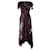 JEAN PAUL GAULTIER Black And Red Long Dress With Short Sleeves  ref.1288738