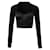 Dolce & Gabbana Square Neck Corset Top Black Silk  ref.1288799