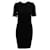 Autre Marque Petite robe noire en laine noire de créateur contemporain avec poches  ref.1288822