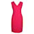 Diane Von Furstenberg Megan Fushia Dress with Side Ruching Fuschia Cotton Polyester Viscose Elastane  ref.1288827