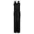 Autre Marque Macacão preto com decote em V de designer contemporâneo Poliéster  ref.1288828