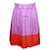 Autre Marque Contemporary Designer Kate Spade Purple & Orange Midi Skirt Silk  ref.1288840