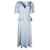 Autre Marque Contemporary Designer Blue Spotted Sun Dress Polyester  ref.1288844
