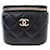 Chanel Bolso bandolera pequeño Camellia Vanity de piel de cordero AP2158 Negro  ref.1288859