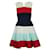 Autre Marque Vestido a rayas colorido de diseñador contemporáneo Multicolor Algodón Elastano  ref.1288877