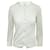 Dries Van Noten White Shinny Cardigan Polyester Rayon  ref.1288885