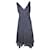 Vestido estampado de bolinhas azul escuro Diane Von Furstenberg Seda  ref.1288890