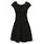 Diane Von Furstenberg Little Black Dress "Rebecca" Cotton Polyester Viscose  ref.1288894