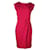 Diane Von Furstenberg Pink Midi Dress Wool Viscose Polyamide  ref.1288905