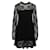 Autre Marque Mcq By Alexander Mcqueen Robe en maille noire à manches longues Polyester Laine Polyamide  ref.1288935