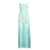 Autre Marque Robe longue en dentelle de créateur contemporain Polyester Nylon Turquoise  ref.1288943