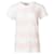 Camiseta de algodão com acabamento de renda rosa Valentino Branco  ref.1288992