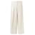 Autre Marque Calças largas brancas de designer contemporâneo Branco Algodão Elastano Poliamida  ref.1288996