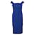 Autre Marque Zeitgenössisches Designerkleid in Kobaltblau mit schmaler Passform Polyester  ref.1289026