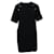 Autre Marque Zeitgenössisches Designer-Athrina-Kleid in Marineblau Polyester Triacetat  ref.1289027