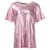 T-shirt Gucci Pink Metallic Foiled Blind For Love Rosa Cotone  ref.1289053