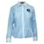Carolina Herrera White and Pastel Blue Shirt Cotton  ref.1289058