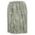 Autre Marque CONTEMPORARY DESIGNER Brown Print Skirt Cotton Linen  ref.1289084