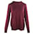 Autre Marque DESIGNER CONTEMPORAIN Sweatshirt Bicolore Suede Coton Violet  ref.1289088