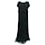 Autre Marque CONTEMPORARY DESIGNER Short Sleeve Black Beaded Gown Polyester  ref.1289097