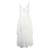 Autre Marque CONTEMPORARY DESIGNER Lace Deep V Neck Dress White Rayon  ref.1289129
