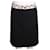 Autre Marque CONTEMPORARY DESIGNER Python Embellished Wool Skirt Black Nylon  ref.1289190