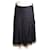 Autre Marque CONTEMPORARY DESIGNER Linen Full Length Skirt Black Cotton  ref.1289191