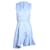 Autre Marque ZEITGENÖSSISCHES DESIGNER-Kleid in Pastellblau, ärmellos Baumwolle  ref.1289195
