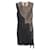 Stella Mc Cartney STELLA MCCARTNEY Fringed Dress Black Polyester Rayon  ref.1289202