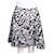 Autre Marque CONTEMPORARY DESIGNER Black And White Print Skirt Cotton  ref.1289205