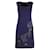 Autre Marque CONTEMPORARY DESIGNER Navy Embroidered Sheath Dress Blue  ref.1289221