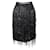Autre Marque ROKSANDA ILINCIC Knee Lenght Black Embellished Skirt Silk  ref.1289235
