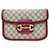 gucci  1955 Horsebit Shoulder Bag (602204) Red Beige  ref.1289286