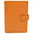 Louis Vuitton Agenda PM Orange Leder  ref.1289361