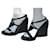 Prada sandals Black Leather  ref.1289368