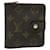 Louis Vuitton Porte monnaie Zippy Brown Cloth  ref.1289379
