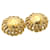 Chanel boucles d'oreilles Dourado Metal  ref.1289417